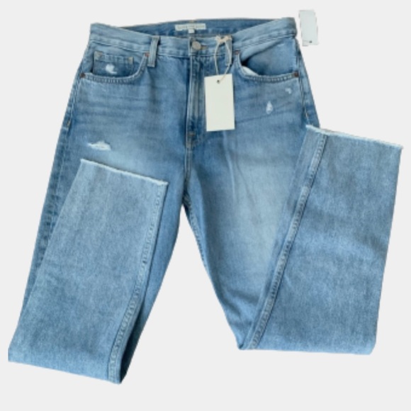 Joie NWT Weslyn Raw Hem High Rise Jeans - Picture 2 of 16